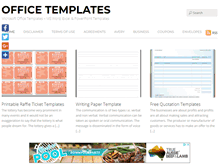 Tablet Screenshot of microsoftofficetemplates.org